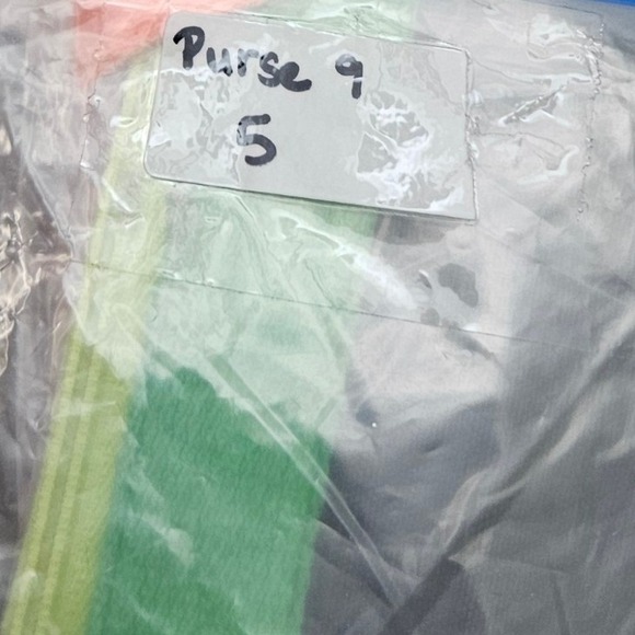 Vintage 80s 90 Cancun Mexico Mini  Duffel Bag Neon Trim Travel Beach Bag - Picture 9 of 9